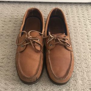 Sperry Top-Siders (brown, leather, size 10)
